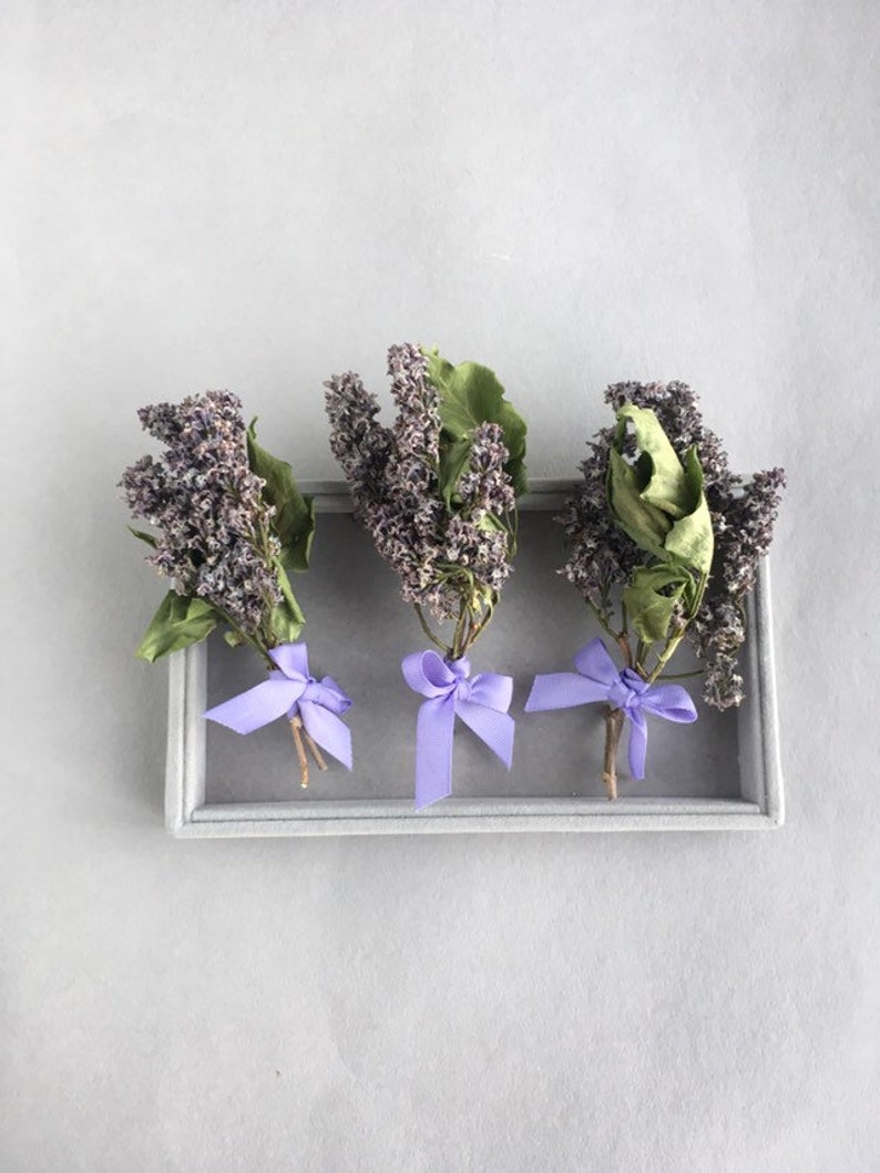 Dried Lilac Flowers Small dried flower bouquet Purple lilac Etsy