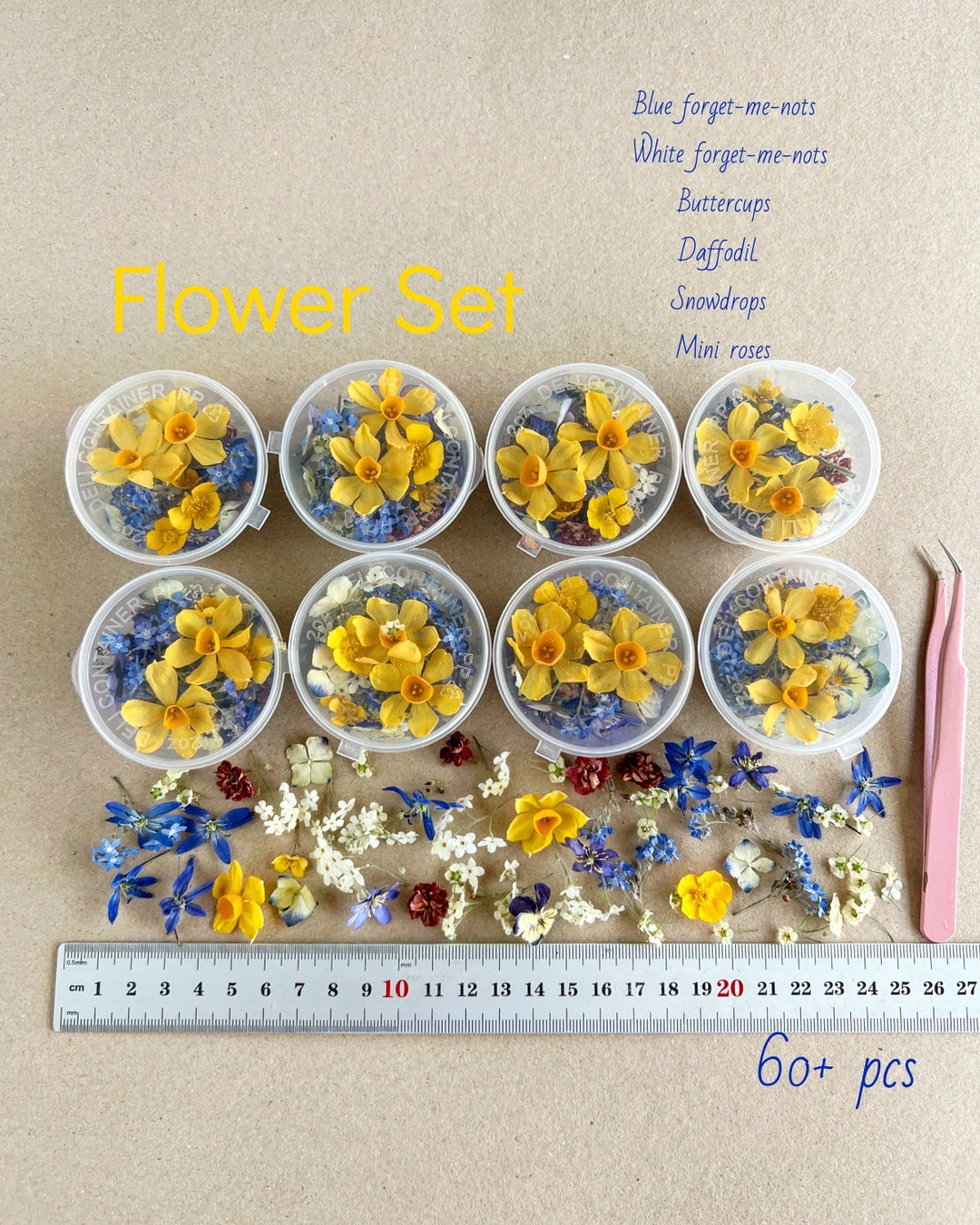 Dried Small Flowers for Resin Tinest Dried Flowers for Resin Jewelry