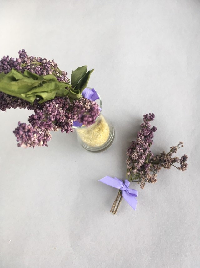 Dried Lilac Flowers Small dried flower bouquet Purple lilac Etsy