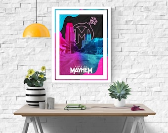Overwatch League Poster Florida Mayhem PRINTABLE Instant Digital Download
