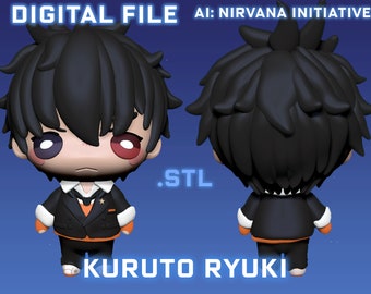 Kuruto Ryuki STL File Downloadable Printable AI: The Somnium Files / Nirvana Initiative for 3D Printing
