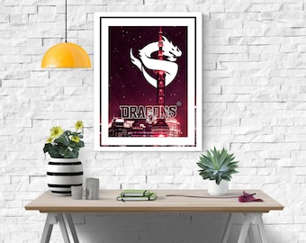 Overwatch League Poster Shanghai Dragons PRINTABLE Instant Digital Download