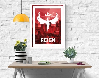 Overwatch League Poster Atlanta Reign PRINTABLE Instant Digital Download