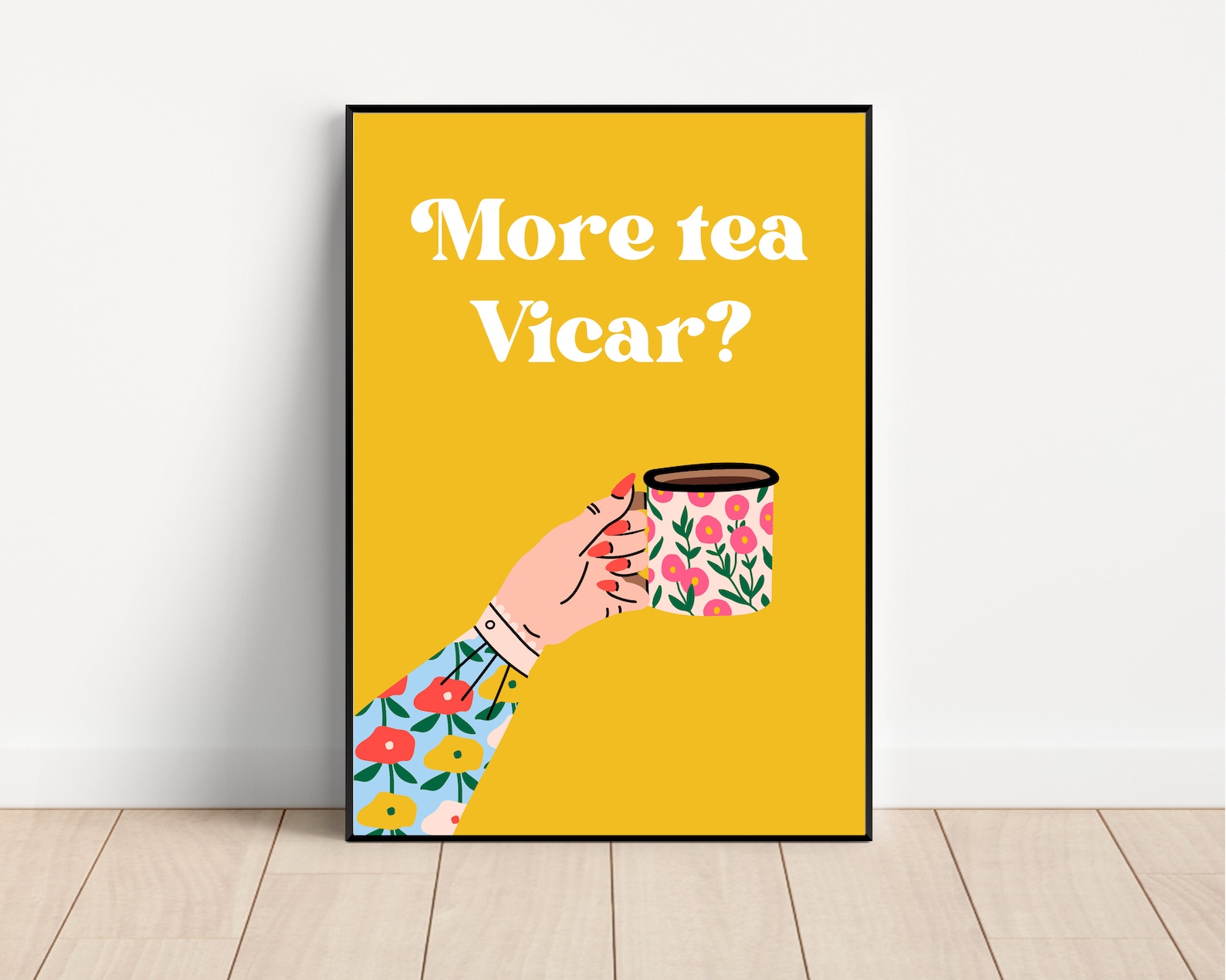 Christian Gift, More Tea Vicar Vicar Gift, Christian Wall Art, Church