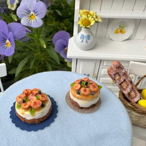 Miniature cake | Mini food | Dollhouse food | Miniature cake with fruits | Realistic cake