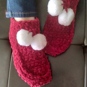 Chunky High Top Moccasins, Slippers for Women, House Shoes