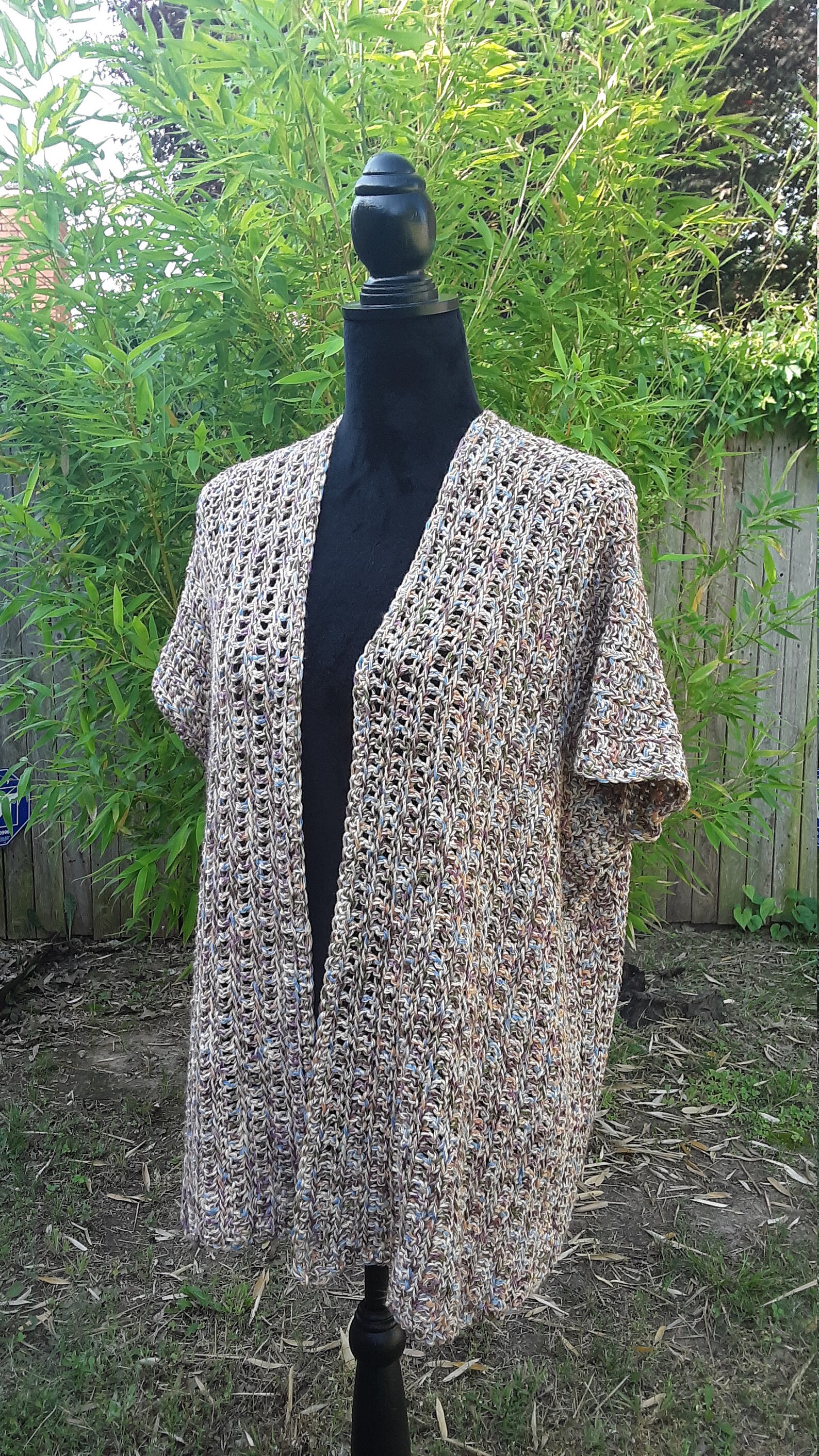 Confetti Cardigan Crochet Pattern Easy Beginner Crochet | Etsy