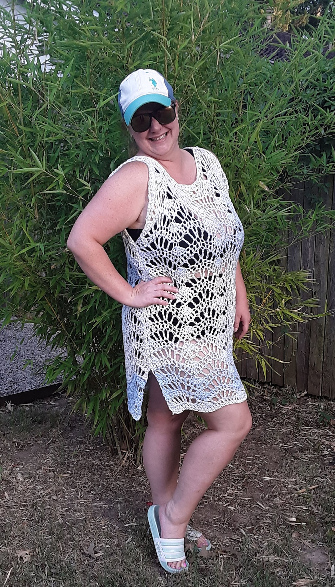 Lace Dress, Bikini Swimwear Cover Up, Crochet Pattern, Crochet Lace