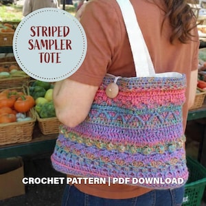 Crochet Sampler Tote Pattern