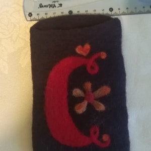 Felted spectacle case