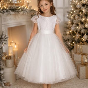 first communion dresses knee length Dress first communion dress for 13 year old