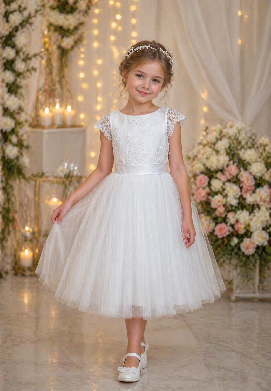 Modest White Confirmation Dress - Etsy