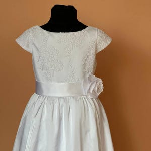 Robe de communion,Robe de première communion,Robe de bouquetière,Robe de sainte communion