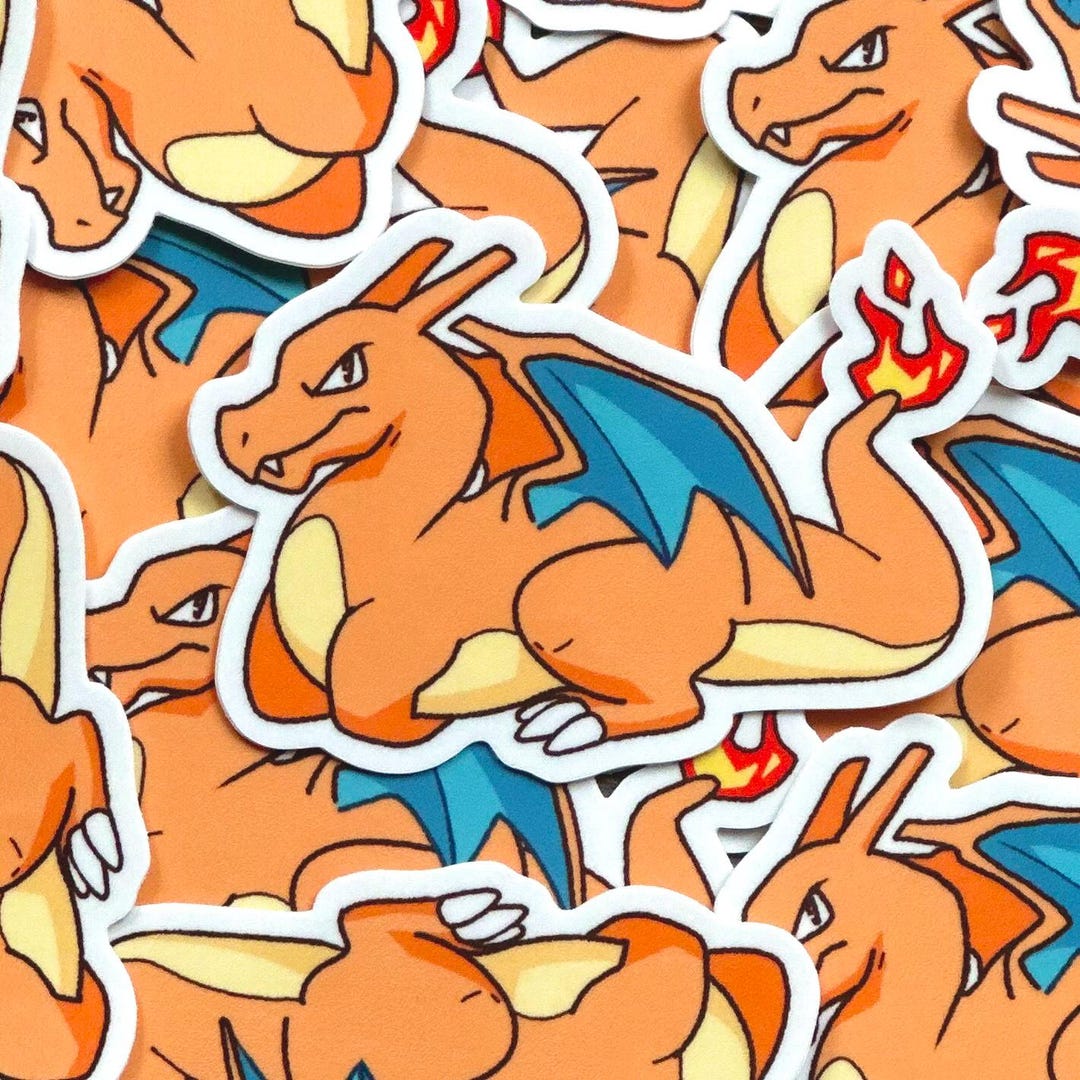 Mcharizardy Sticker Charizard Loaf Sticker - Etsy