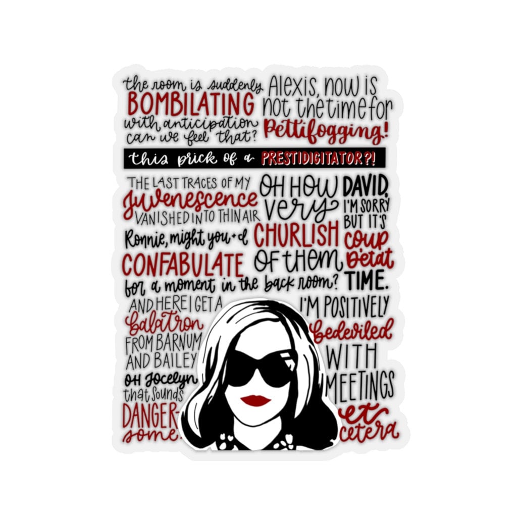 Moira Rose Vocabulary Sticker Etsy Moira Rose Vocabulary Sticker Etsy