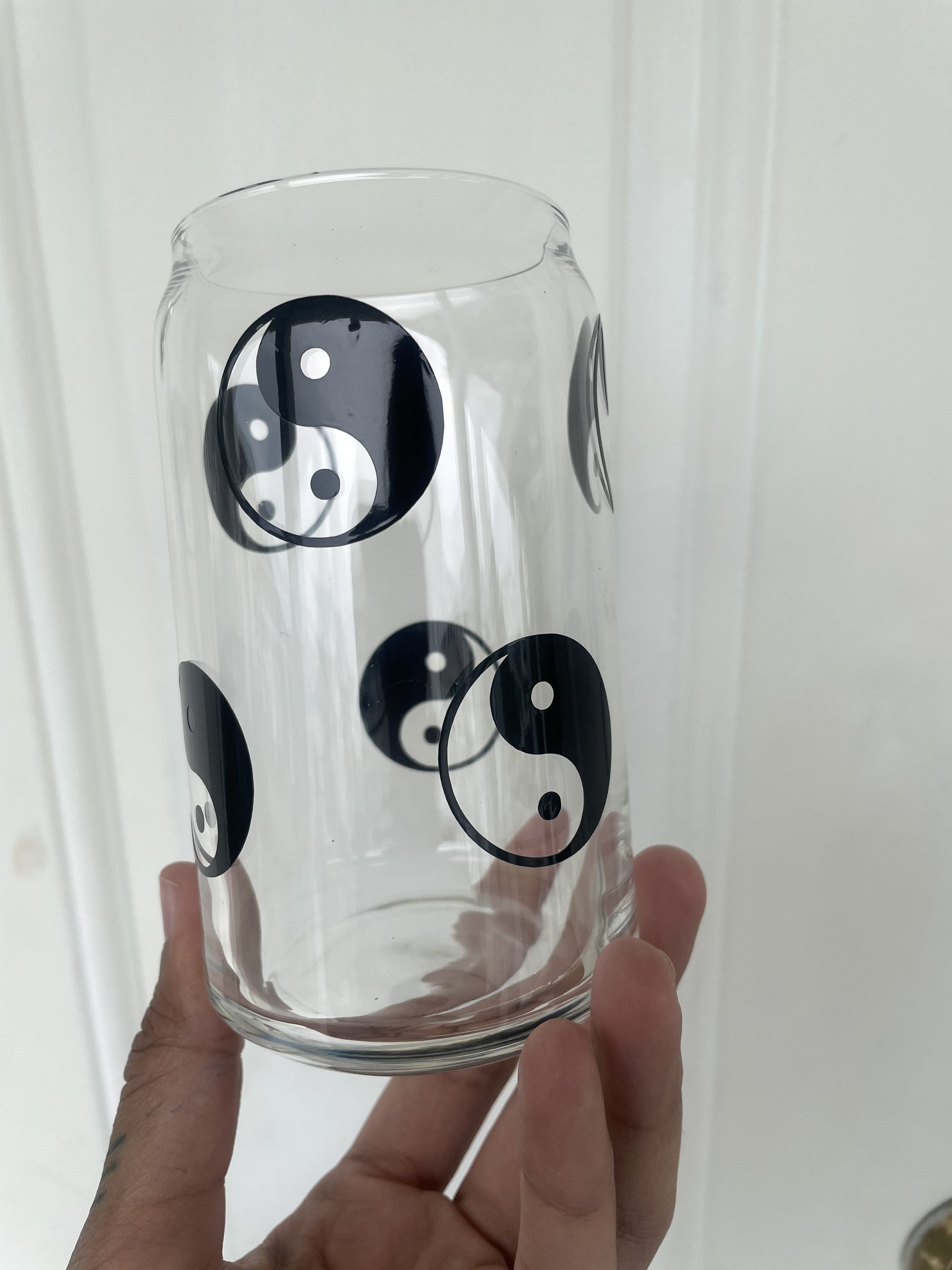 etsy iced coffee glasses