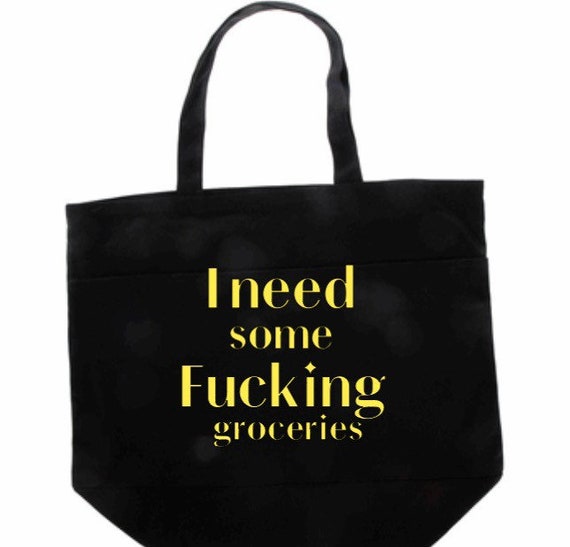 Funny Shopping Bags Reusable Shopping Bag Etsy