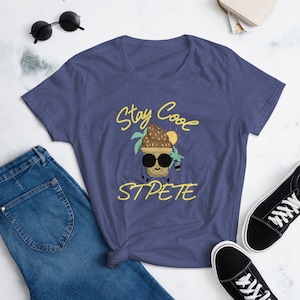 Stay Cool St Pete ice cream tshirt, Saint Petersburg, Tampa Bay, Florida