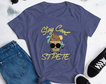Stay Cool St Pete ice cream tshirt, Saint Petersburg, Tampa Bay, Florida