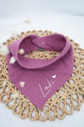 Muslin scarf for dogs 100% cotton Oeko-Tex 100 - personalized / with name / double name - various sizes product logo