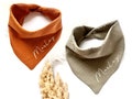 Muslin scarf for dogs 100% cotton Oeko-Tex 100 - personalized / with name / double name - various sizes product logo