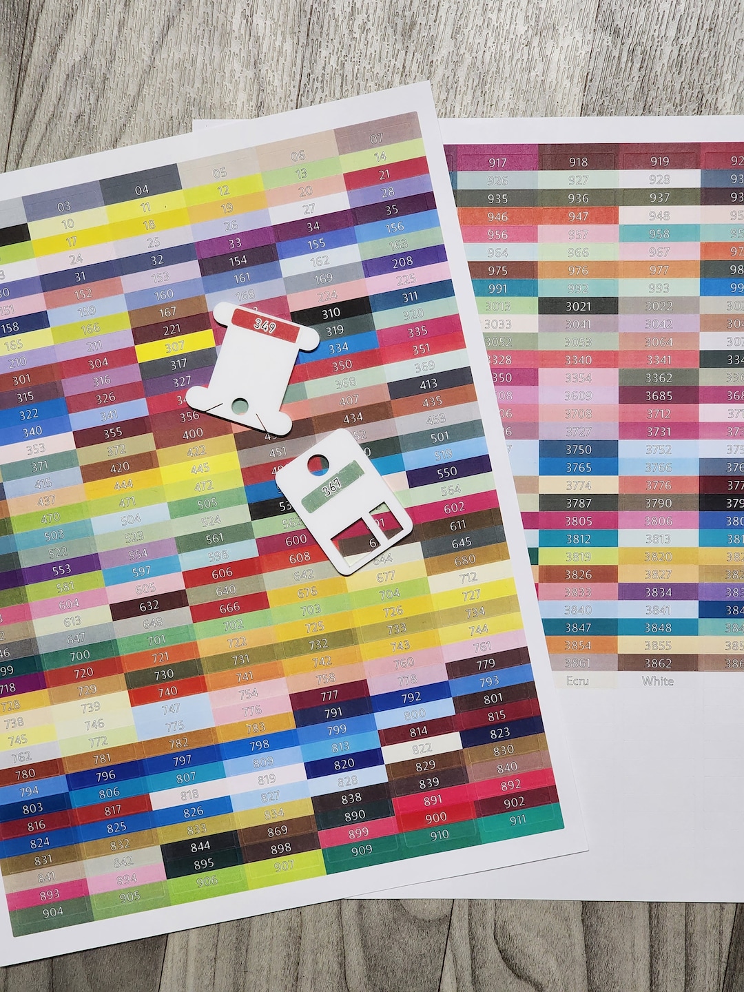 DMC Floss Color Stickers, DMC Floss Labels Etsy