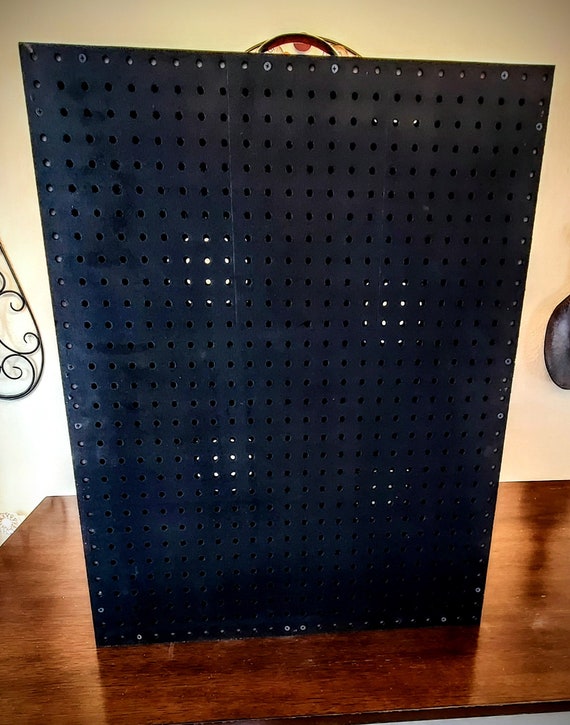 Pegboard jewelry shop case