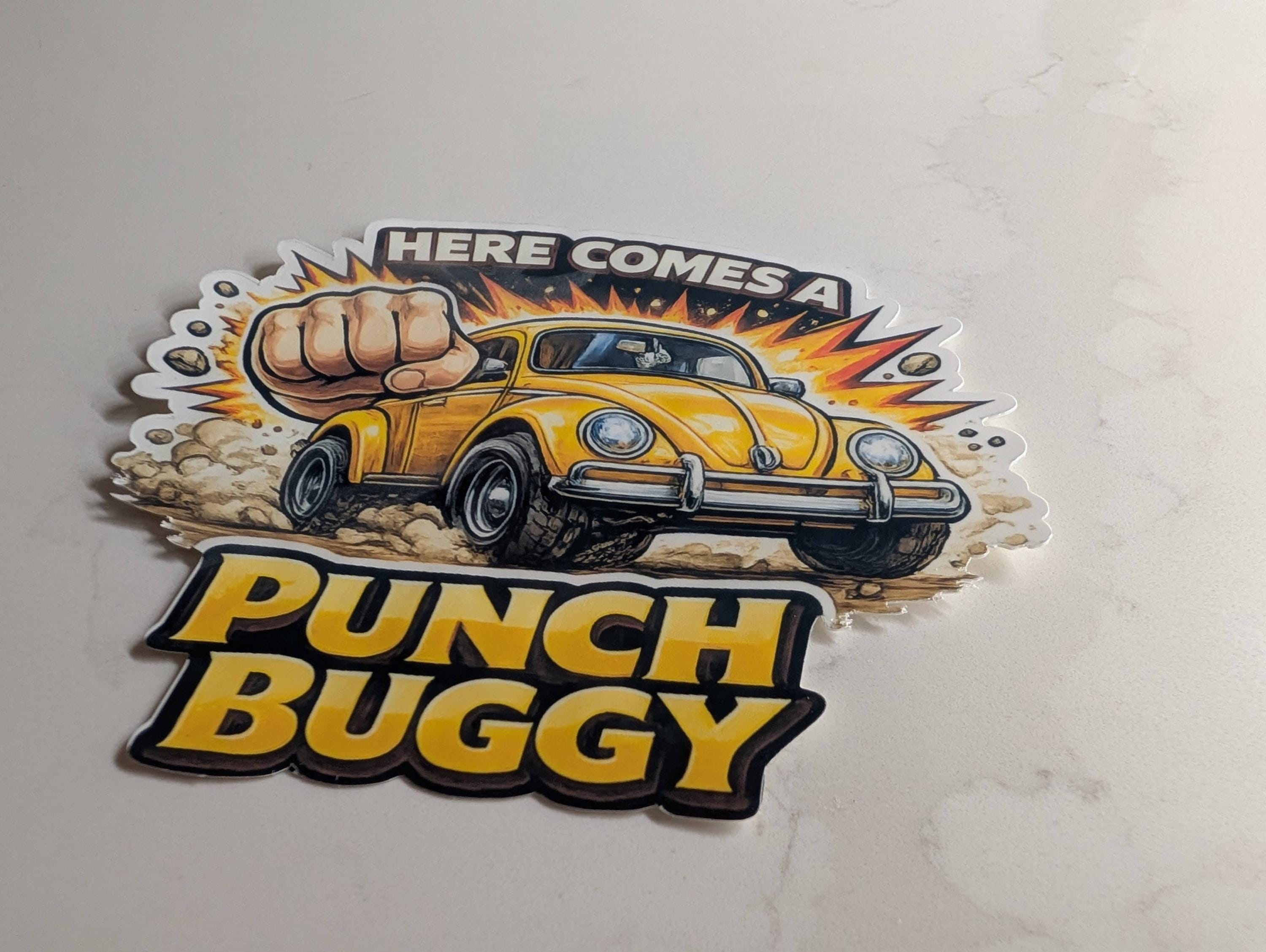 Punch Off Raod Sticker Punch Buggy Funny Car Sticker | 5” Weatherproof Uv-resistant ...