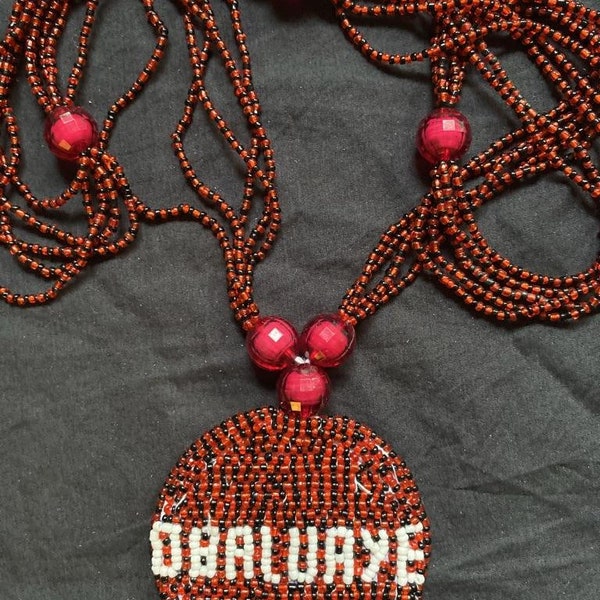 Ileke Obaluaye Eleke Sango Obaluaya beads Sango necklace Pendant