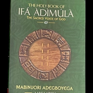 Hard Cover. The Holy Book of Ifa Adimula: The Sacred voice of God. In Stock And Ready to ship.