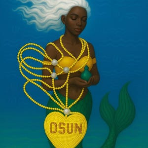 Ileke Osun Eleke Osun Osun beads Osun necklace Oshun