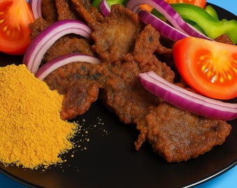 Gourmet FRESHLY Ground Made To Order Suya Powder  Kuli Kuli Obalende Hausa Aboki Suya Very HOT and SPICY 10.oz Powder Mix Yaji