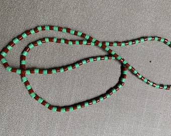 Ifa Glass Beaded Necklace 32inch