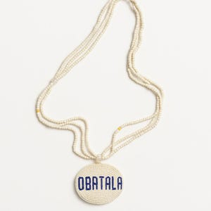 Kette Obatala Eleke Obatala Obatala Perlen Obatala Kette