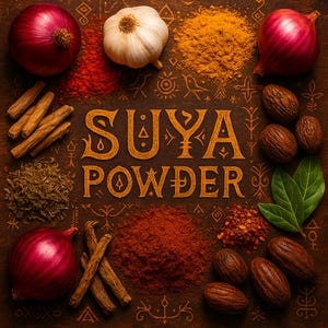 Gourmet RECIÉN molido Hecho a pedido Suya en polvo Kuli Kuli Obalende Hausa Aboki Suya Muy CALIENTE y PICANTE 10.oz Mezcla en polvo Yaji
