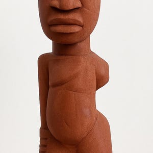 11 inch high Authentic Wooden Hand Carved  Yoruba OSANYIN Osain  Spiritual Statue