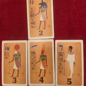 Cartes Oracle Metu Neter de Ra Un Nefer Amen.