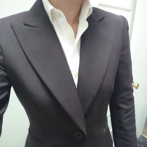 Peaked Lapel Suit Etsy Ireland