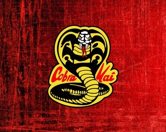 Cobra Kia Sticker/Karate Kid/Hawk/Miguel Diaz/Johnny Lawrence/John Kreese