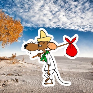 Slow Poke Rodriguez-sticker, Looney Tunes-sticker, grappige sticker, coole sticker,