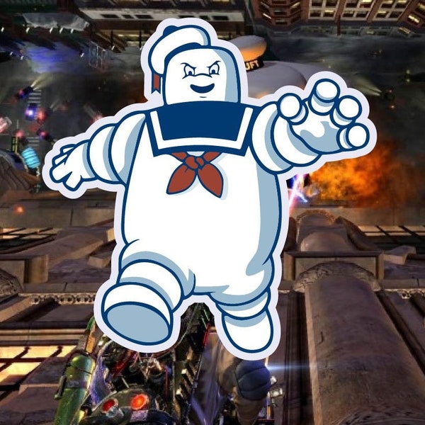 Stay Puft Marshmallow Man Sticker ,Stay Puft Man Sticker, Ghostbusters decal, Cool Sticker, Funny Sticker, Ghostbusters Sticker,