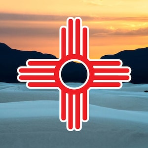 Zia sticker\ Zia Decal/New Mexico Zia sticker/New Mexico sticker/zia symbol/New Mexico symbol/New Mexico flag logo/Zia Sun Symbol/Zia