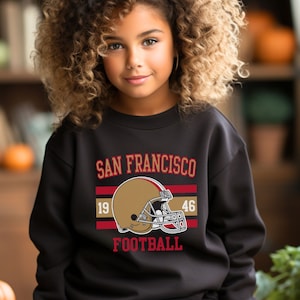 San Francisco Football Sweatshirt, San Francisco Football, SF Football Sweatshirt for kids, SF Football, San Francisco, SF Football Shirt