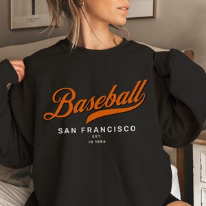 San Francisco Baseball Sweatshirt: Bay Area Sports Fan Apparel