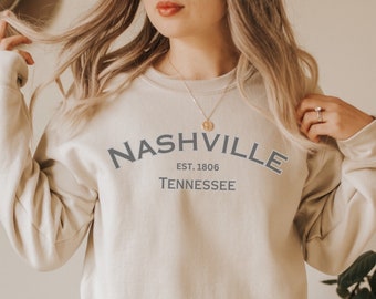Vintage Inspired Nashville Sweatshirt: Boho Western Cowgirl Style