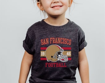 San Francisco Football, Kid Football Shirt, SF Football, San Francisco Football Shirt, Toddler Football Shirt, Kids Football Gift