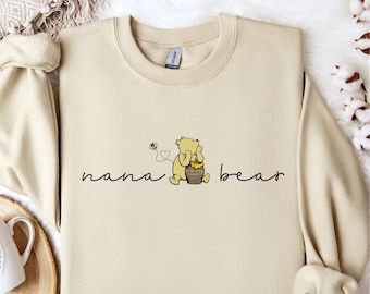 Nana Bear Sweatshirt: Cozy Grandma Gift