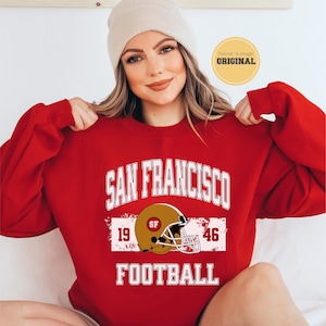 San Francisco, San Francisco Football, San Francisco Game Day, San Francisco Football Sweathshirt, SF Football Gift, Football Shirt Gift