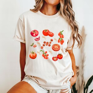 Comfort Colors Tomato Shirt: Cottagecore Vegan Garden Tee