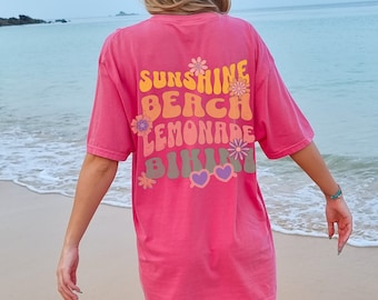 Oversized Beach Shirt, Summer Shirt, Beach Shirt, Comfort Colors Beach Shirt, Summer Gifts, Vacation Shirt, Travel Tshirt, Summer Vibes